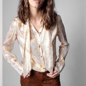 Zadig & Voltaire Tioly button up shirt size M
